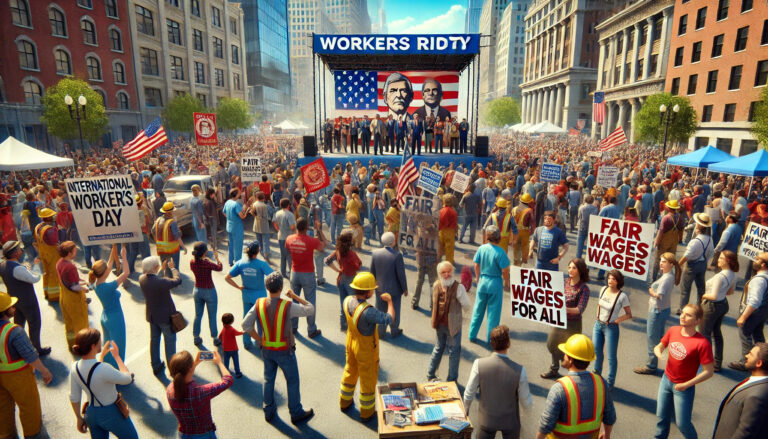Workers Rights Activists International Workers' Day: Celebrating Workers' Rights and Solidarity ...